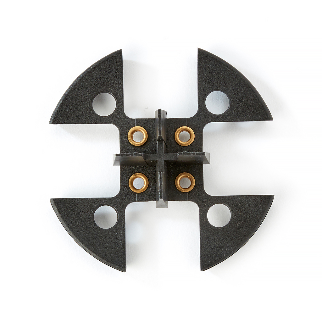 TATE / Kingspan 4-Way Conductive Pedestal gasket - 90 mm dia Type K7 For use with FDEB Panels - MPG.012