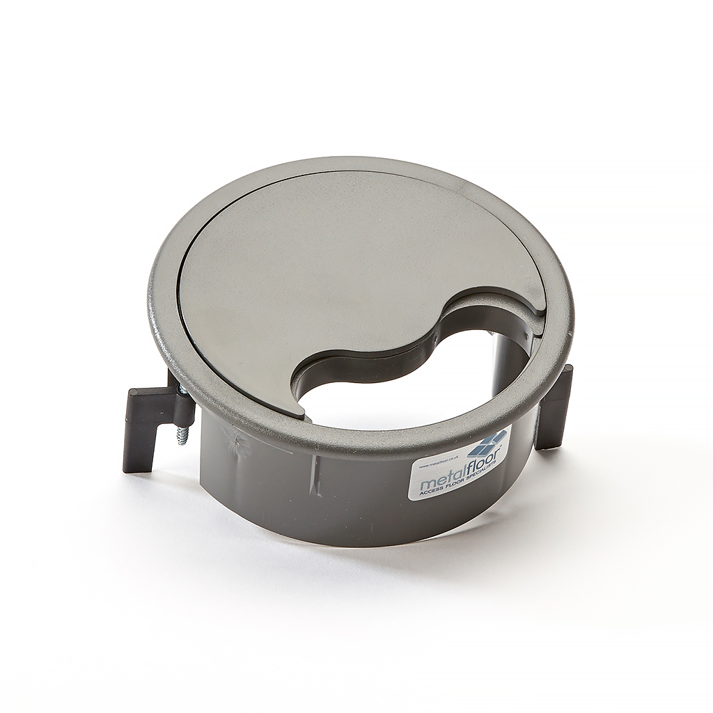 Floor Cable Grommet - 127 mm - MCG.004 c/w Clamping Arm - Available in Black or Grey -