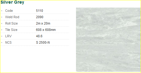 TATE / Kingspan FDEB – 600 X 600 X 33 mm Access Floor Panel – c/wFactory Bonded Polyflor SD 5030 Steel GreyVinyl