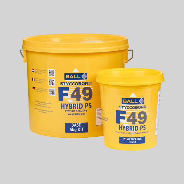Styccobond F49 Hybrid PS Temperature Tolerant Pressure Sensitive Vinyl Adhesive 5KG