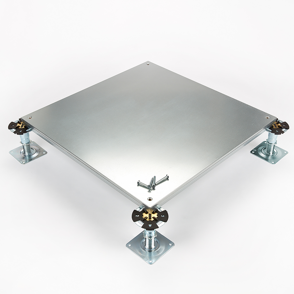 Metalfloor Screw-Down Steel Encapsulated Access Floor Panel - 600 x 600 x 32 mm - PSA Heavy Grade - MFP.006/SD