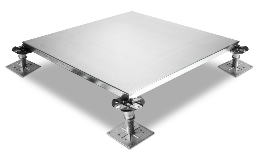 TATE / Kingspan DRF600 / RG6 Screw-Down Steel Encapsulated Access Floor Simploc Panel - 600 x 600 x 32 mm - PSA Heavy Grade