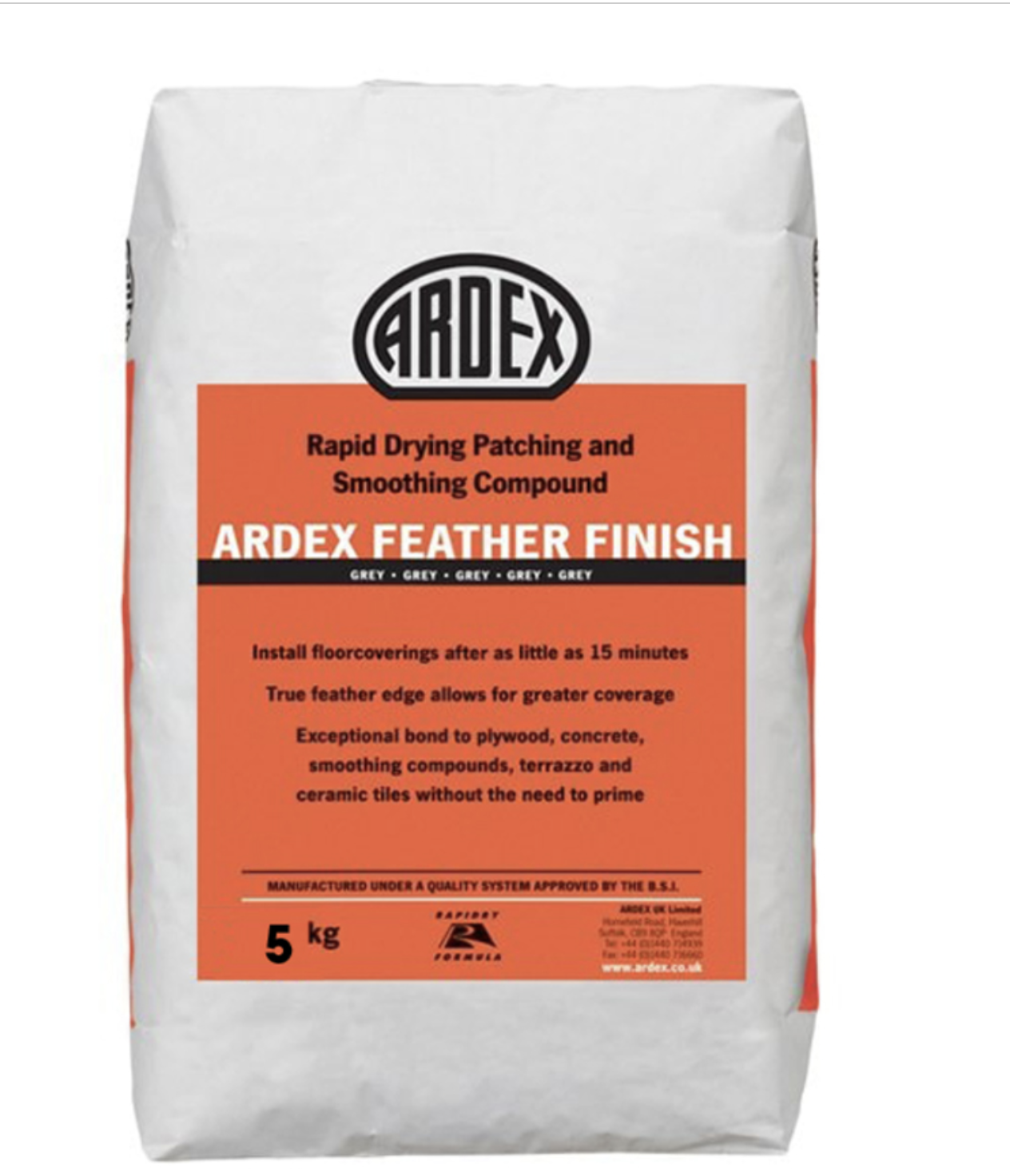 Ardex Compounds Feather Finish 5KG Bag