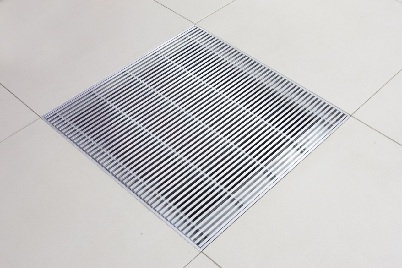 Metalfloor Aluminium Access Floor Grille - 599 x 599 mm PSA Extra Heavy Grade / Without Damper