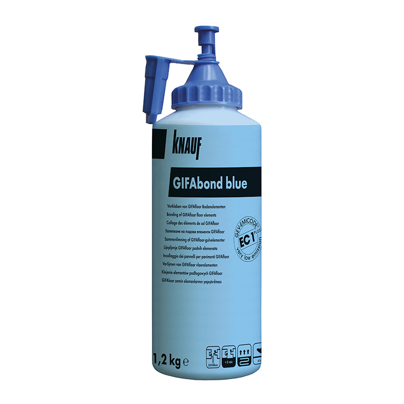 Knauf GIFAbond Blue - Flooring Joint Adhesive Single Layer Joint Adhesive 1200ml bottle