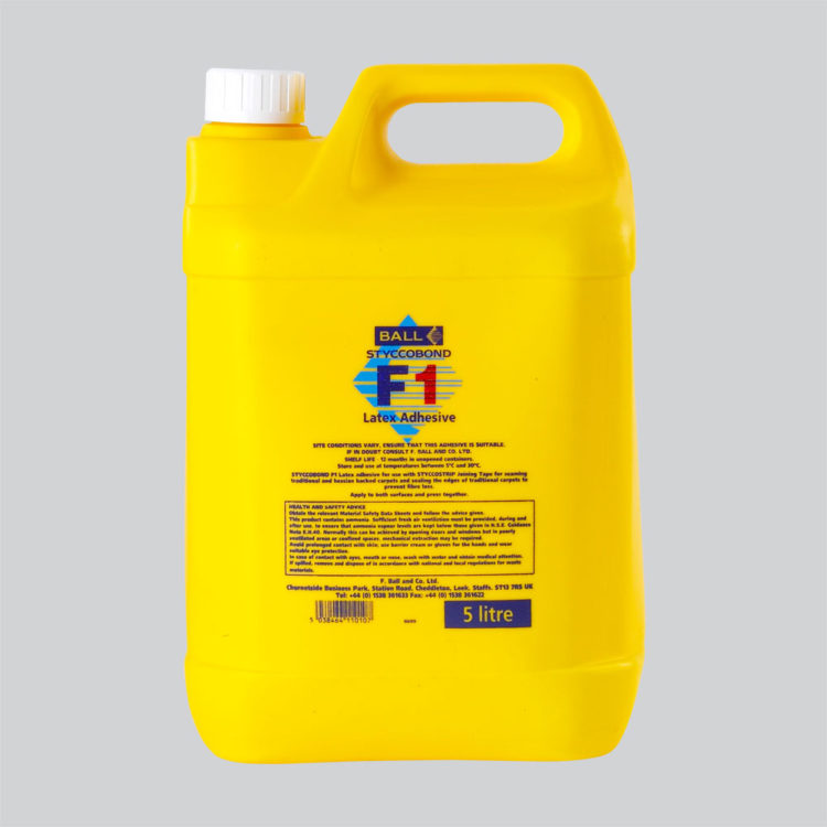 Styccobond F1 Rubber Latex Adhesive 5 Litre