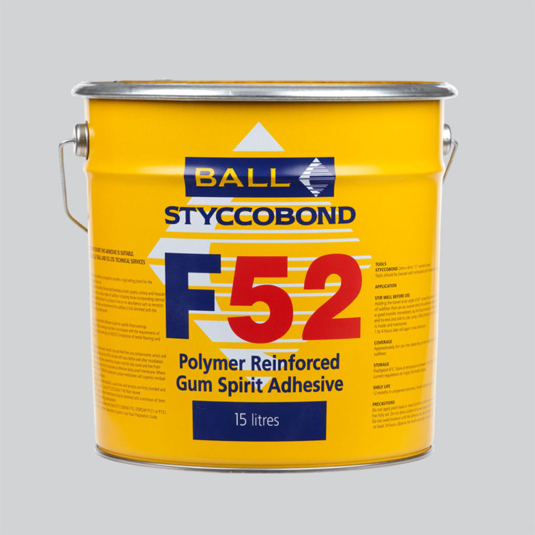 Styccobond F52 Polymer Reinforced Gum Spirit Adhesive 15 LITRE - DISCONTINUED