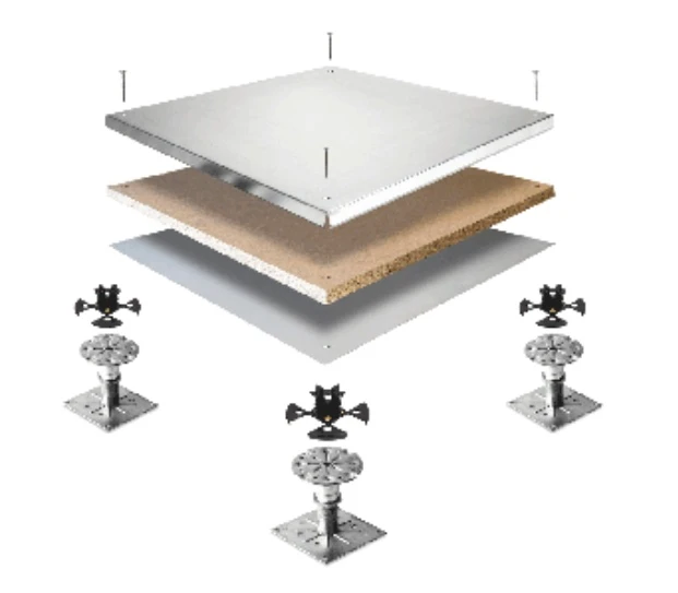 TATE / Kingspan RMG600 Simploc “Screw-Down” Steel Encapsulated Access Floor Panel – 600 x 600 x 31 mm – PSA Medium Grade